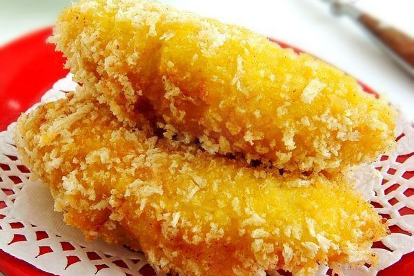 自制红薯香蕉糯米煎饼 香甜可口的美食盛宴
