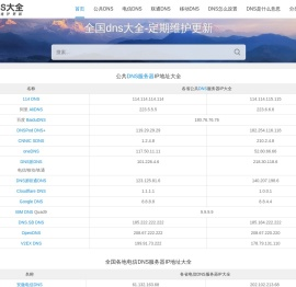 DNS怎么设置